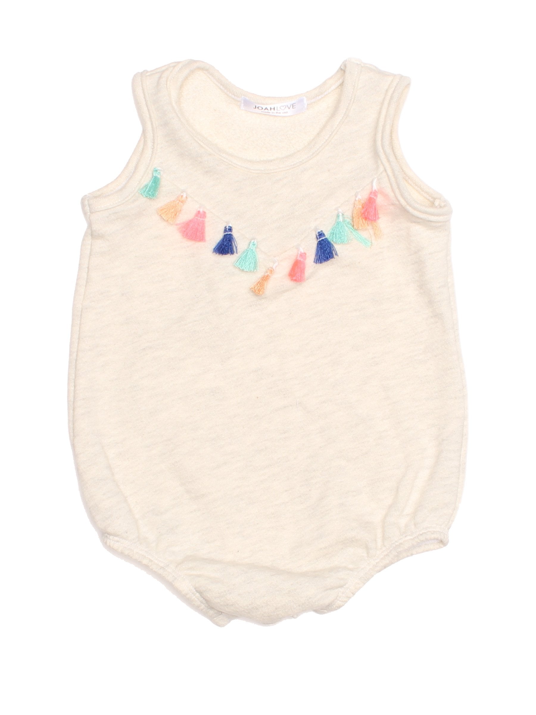 goldie tassel onesie - Blush Bebes 