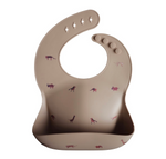 Load image into Gallery viewer, silicone bib (safari tan) - Blush Bebes 
