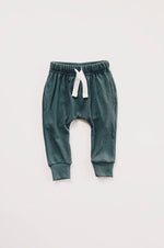 Load image into Gallery viewer, ribbed pocket harem pants - deep sea - Blush Bebes 
