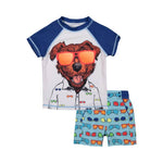 Load image into Gallery viewer, two piece swim set - cool dog - Blush Bebes 
