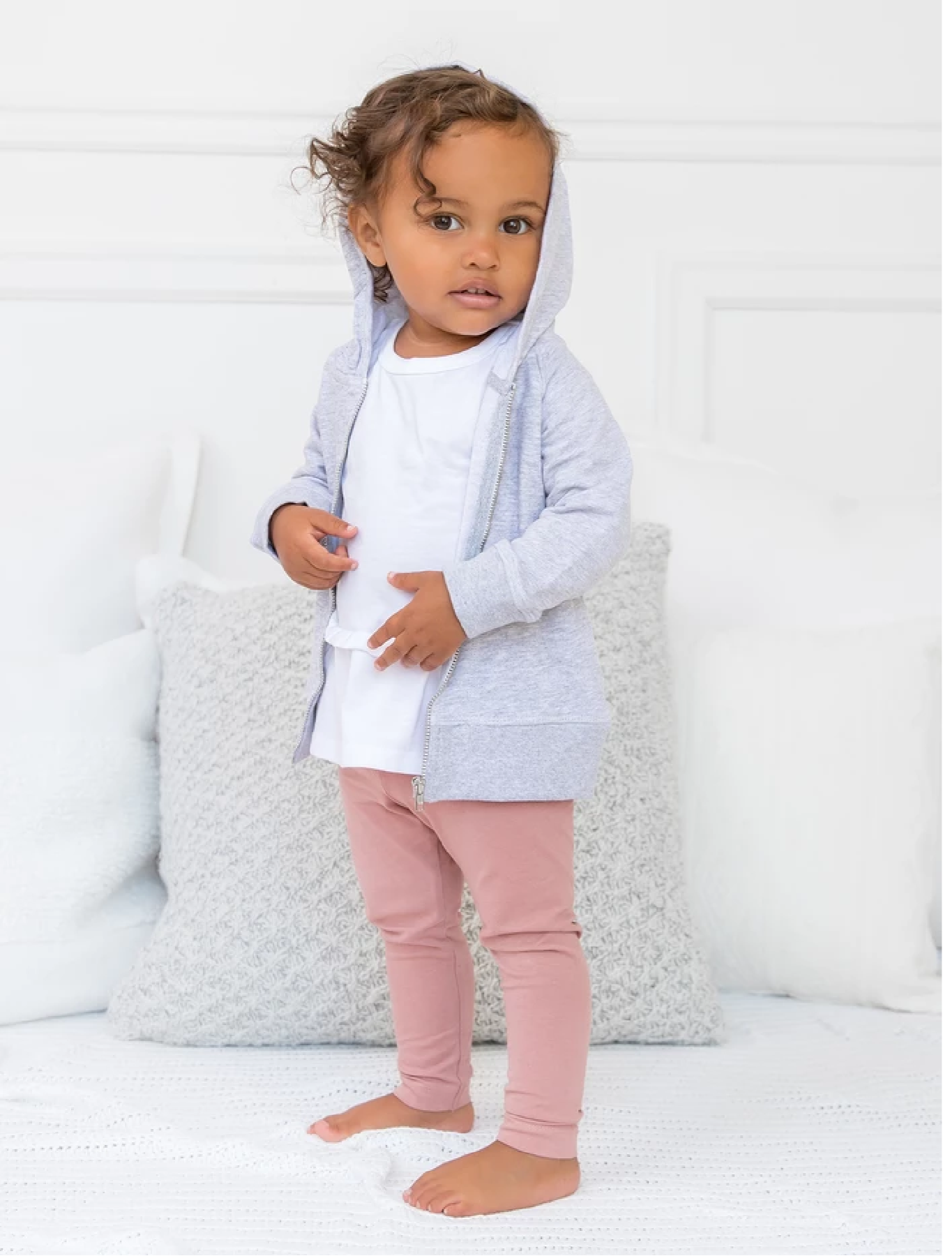 max kids zip up hoodie - Blush Bebes 