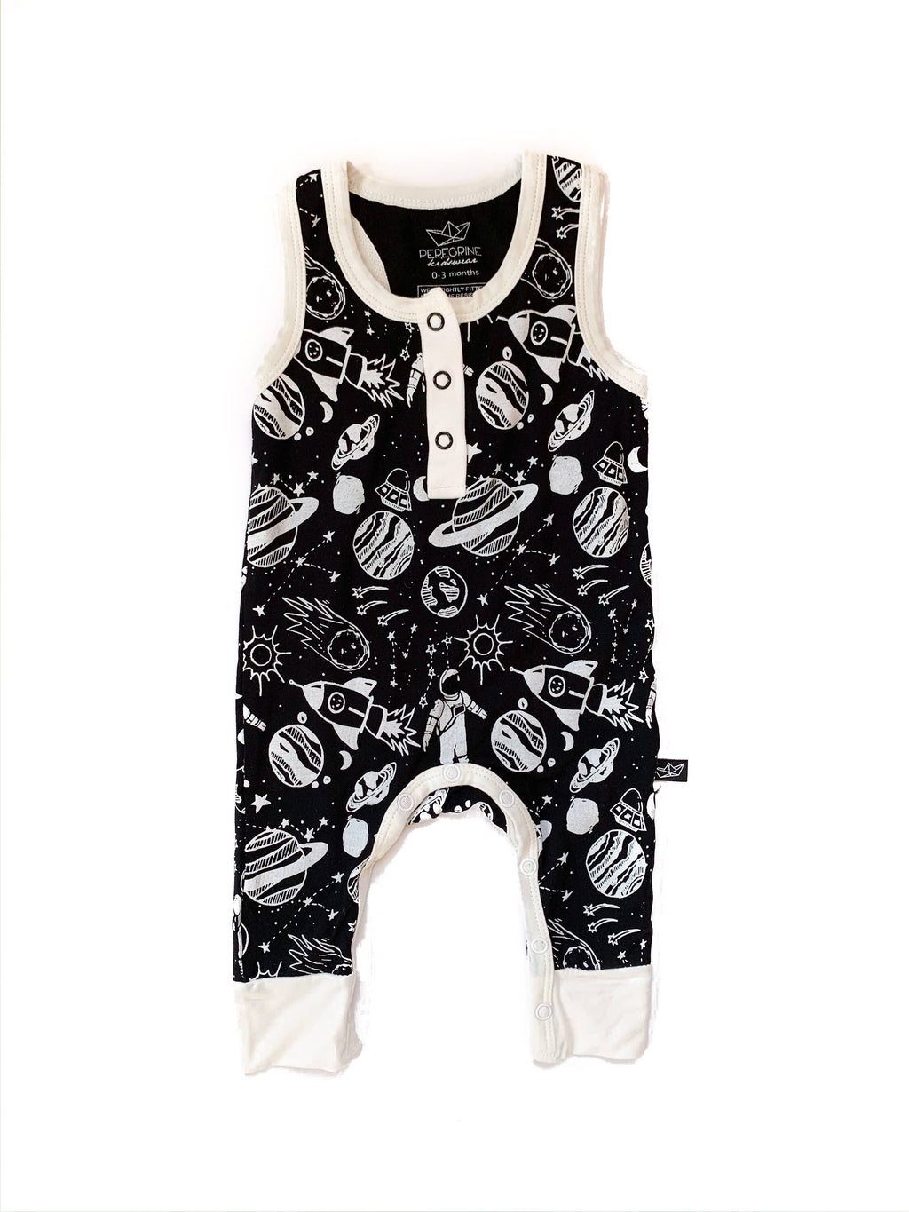 space doodle tank romper - Blush Bebes 